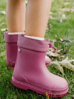 Laarzen|Laarzen|Igor Framboosroze - waterdichte Bimbi Euri enkellange regenlaarzen