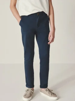 Broeken En Chino's*Next French marineblauw - Stretchy chino's (3-17jr)