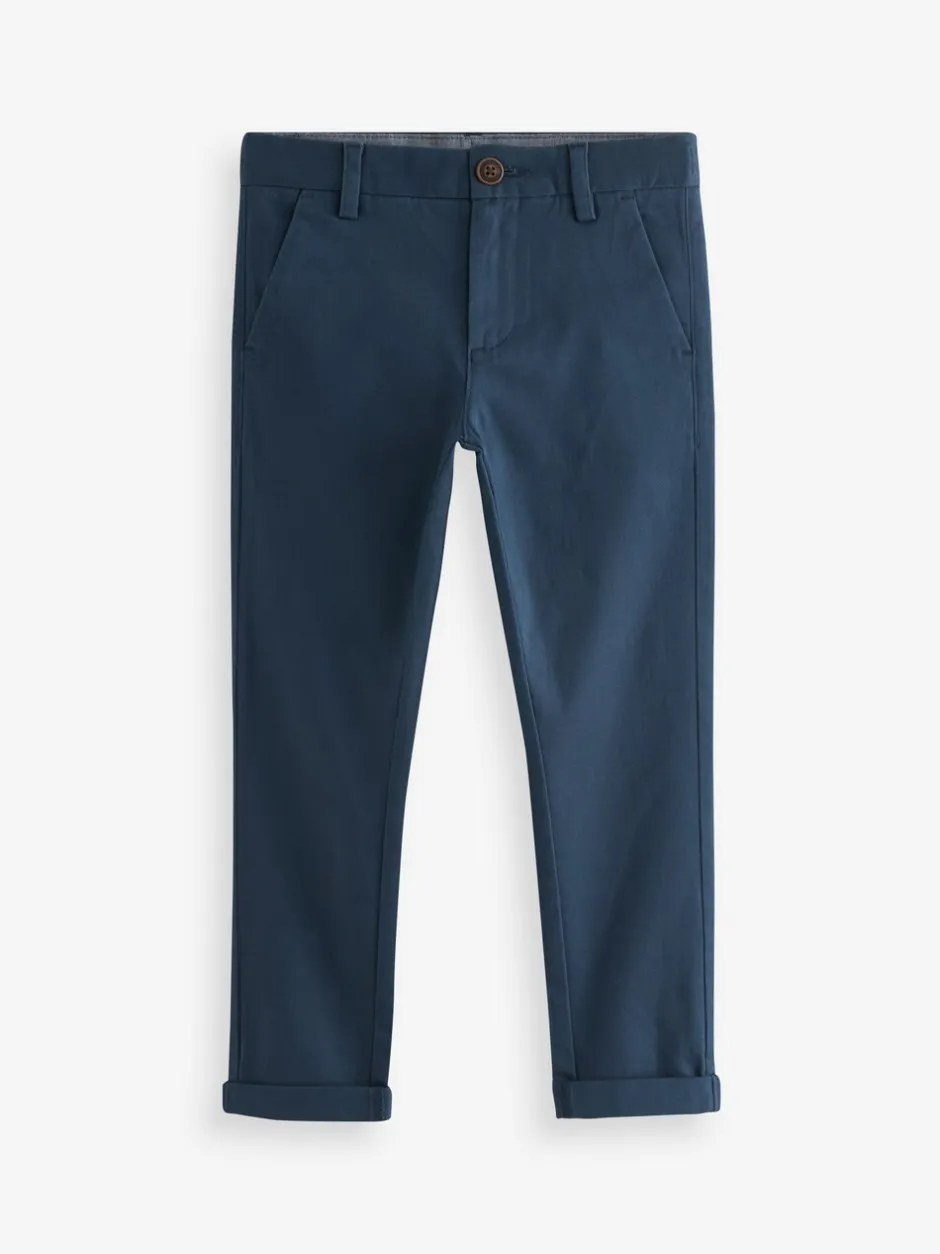 Broeken En Chino's*Next French marineblauw - Stretchy chino's (3-17jr)
