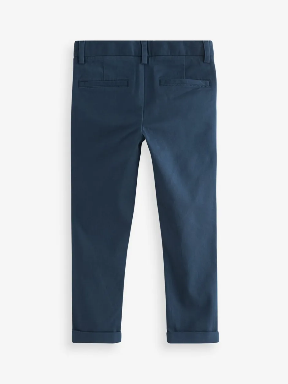 Broeken En Chino's*Next French marineblauw - Stretchy chino's (3-17jr)