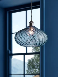 Lampenkappen|Verlichting|Next Freya Easy Fit lampenkap Donkerblauw