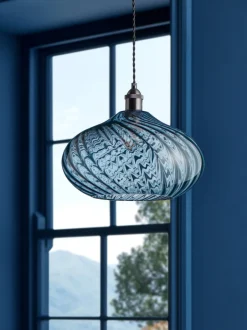 Lampenkappen|Verlichting|Next Freya Easy Fit lampenkap Donkerblauw