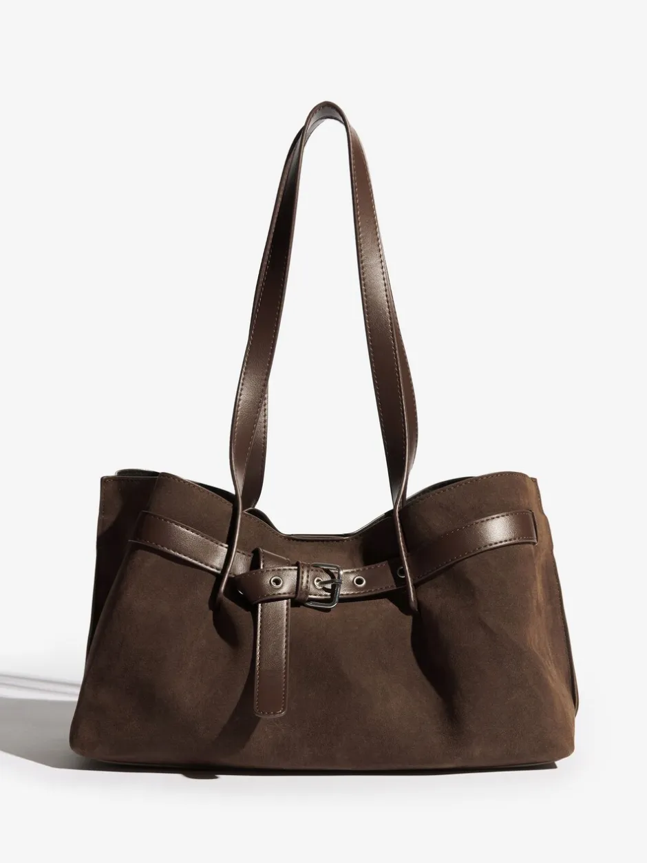 Tassen En Portemonnees|Friends Like These Faux Suede Slouch Tote Bag
