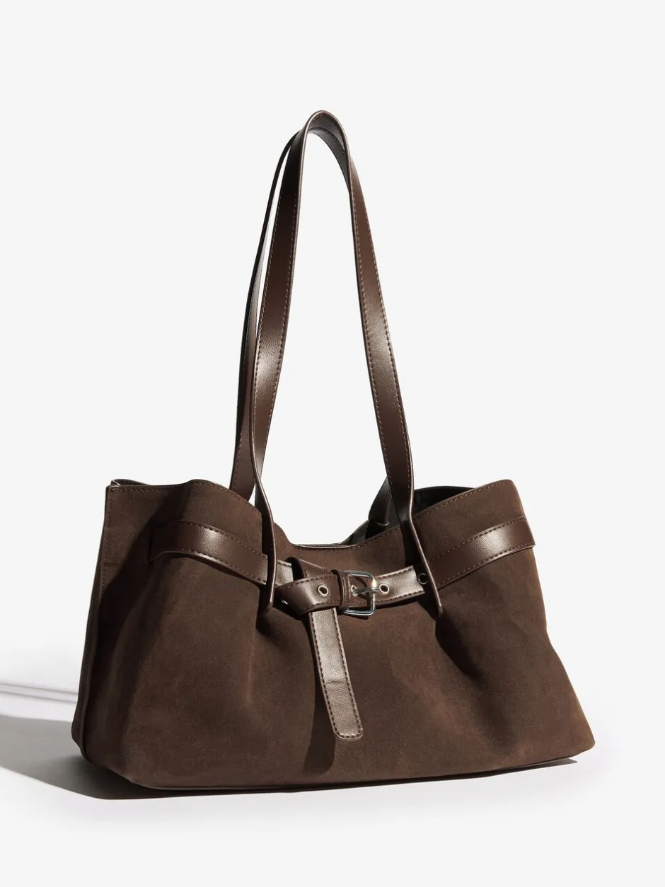 Tassen En Portemonnees|Friends Like These Faux Suede Slouch Tote Bag