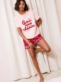 Pyjama's|Loungewear*Friends Like These Mon Cherie Valentines Short Pyjamas