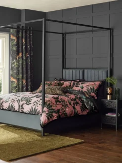 Beddengoedsets En Dekbedovertrekken*Next Fringed Tiger Duvet Cover and Pillowcase Set