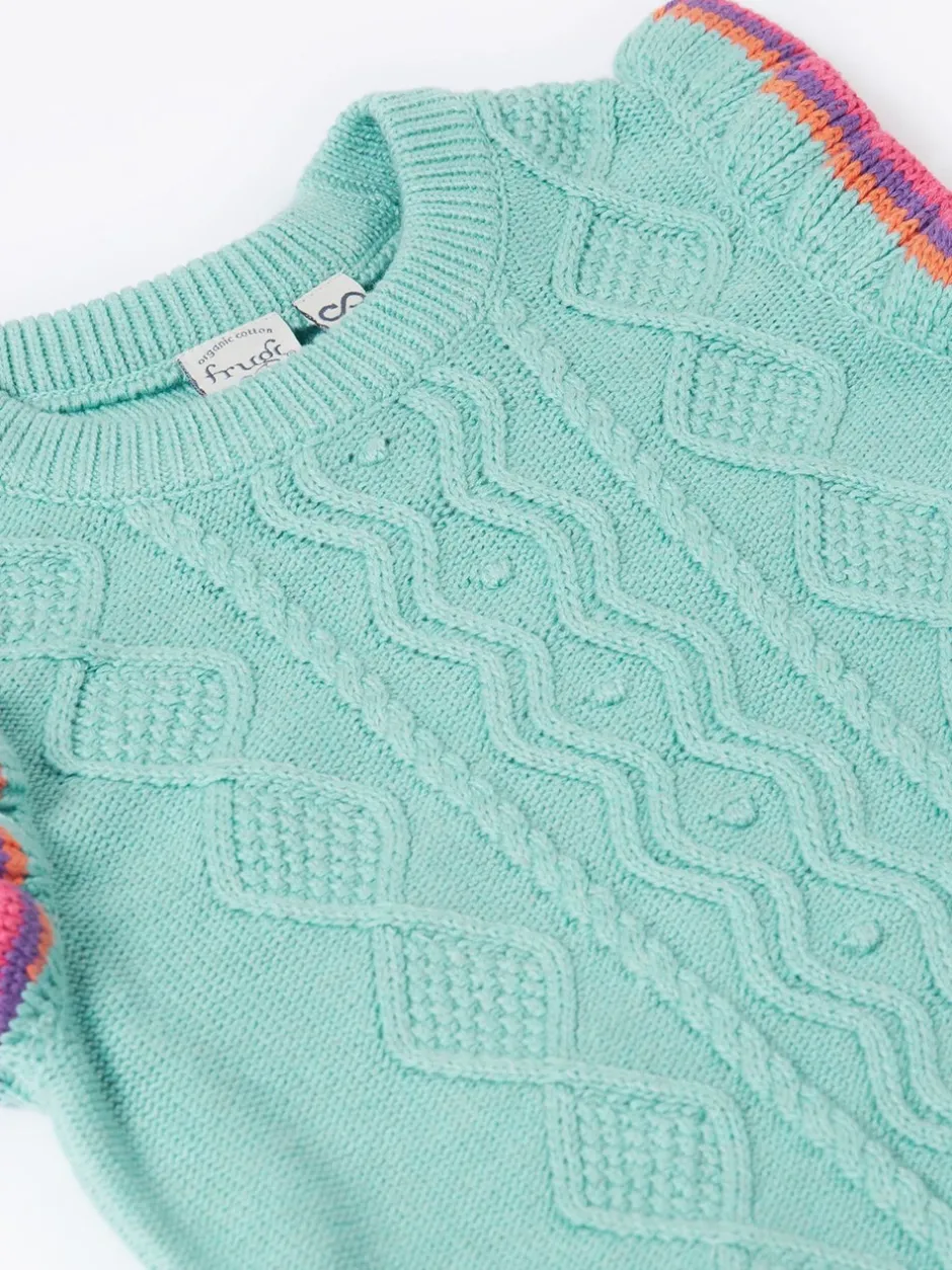 Overhemden En Blouses|Frugi Blue Ray Ruffle Tank Top
