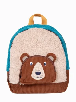Tassen*Frugi Fleece Character Brown Backpack