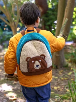 Tassen*Frugi Fleece Character Brown Backpack