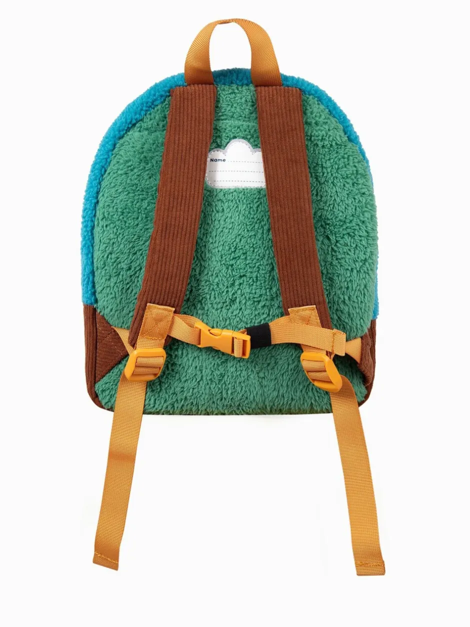 Tassen*Frugi Fleece Character Brown Backpack