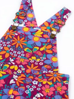 Tuinbroeken|Jumpsuits En Playsuits*Frugi Purple Frida Flared Dungaree