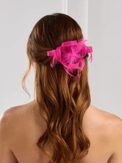Haaraccessoires|Jon Richard - - Kleine fascinator Fuchsia