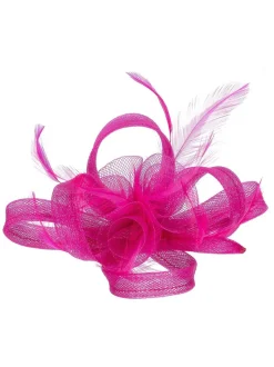 Haaraccessoires|Jon Richard - - Kleine fascinator Fuchsia