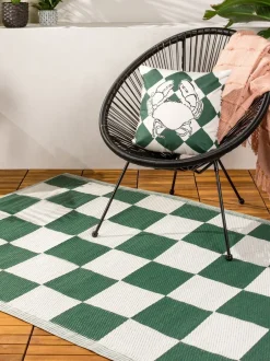 Vloerkleden En Lopers|Vloerkleden En Lopers*Furn Buitenkleed met dambordpatroon
