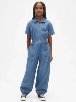 Jumpsuits En Playsuits|Gap denim jogger jumpsuit (4-13jr)
