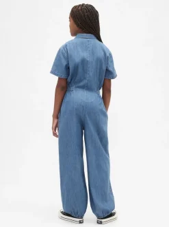 Jumpsuits En Playsuits|Gap denim jogger jumpsuit (4-13jr)