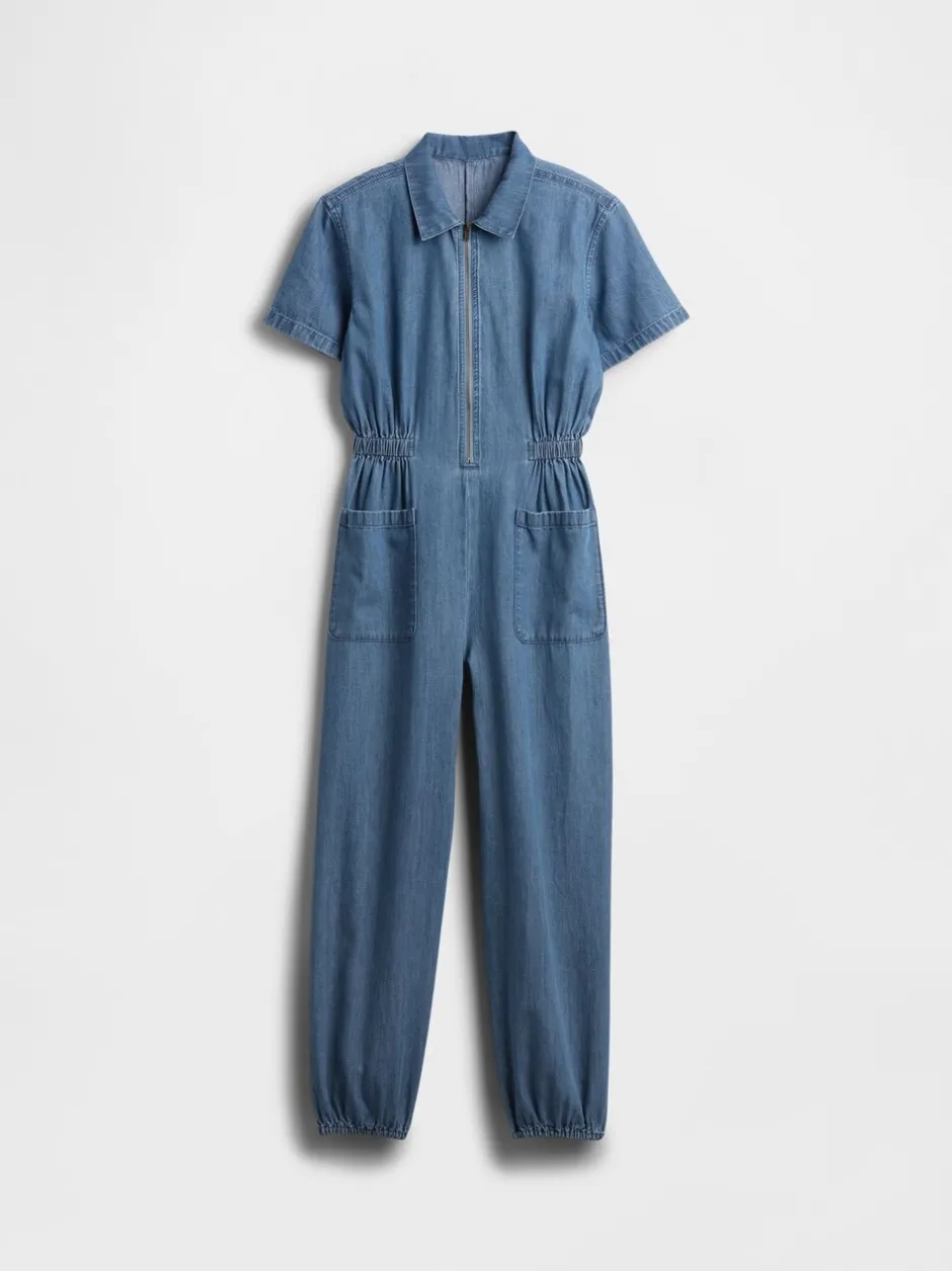 Jumpsuits En Playsuits|Gap denim jogger jumpsuit (4-13jr)