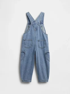Rompertjes En Tuinbroeken|Jumpsuits En Playsuits*Gap Heart Pocket Horseshoe Dungarees (6mths-5yrs)