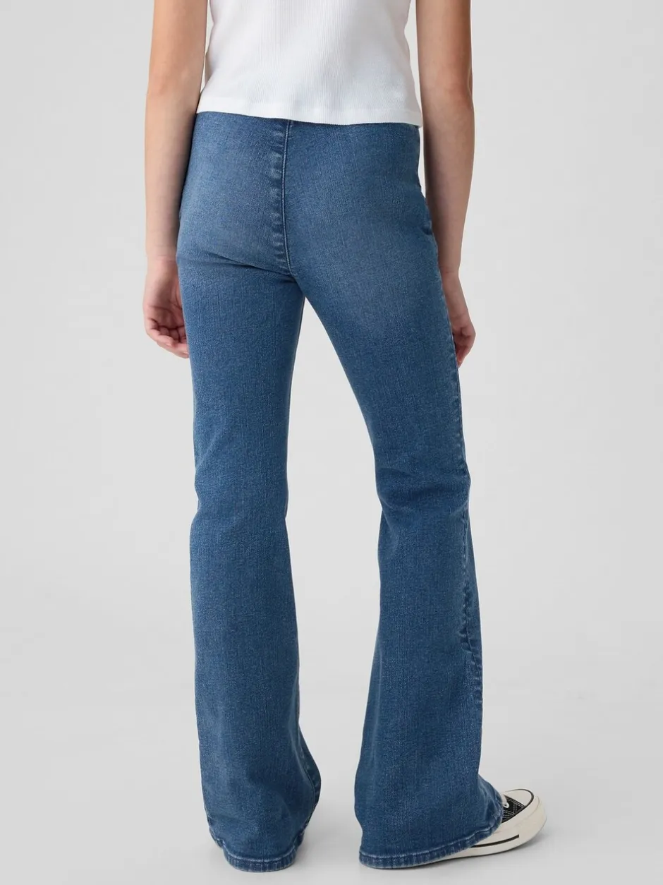 Jeans*Gap High Waisted Crossover Flare Jeans (5-13yrs) (5-13yrs)