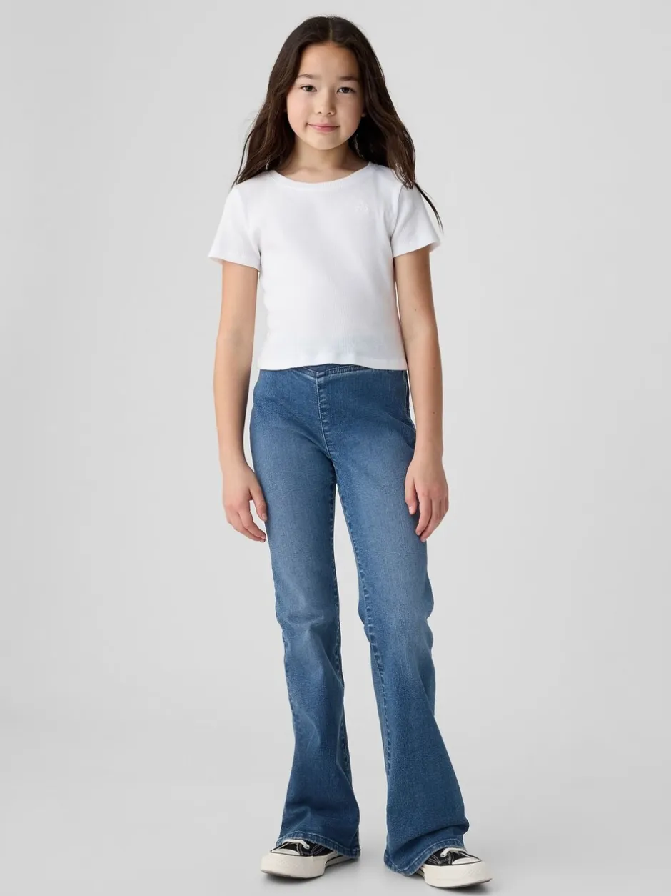 Jeans*Gap High Waisted Crossover Flare Jeans (5-13yrs) (5-13yrs)