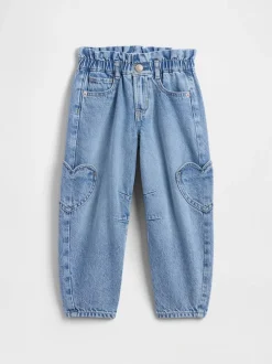 Jeans|Gap Paperbag Horseshoe Jeans (6mths-5yrs)