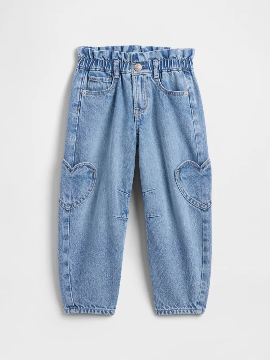 Jeans|Gap Paperbag Horseshoe Jeans (6mths-5yrs)
