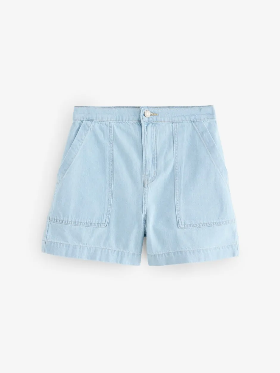 Shorts*Next - Utility Lichtgewicht 100% katoenen denim shorts Gebleekt