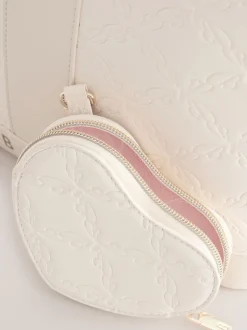 Tassen*Baker by Ted Baker - Embossed PU Tote Bag Gebroken wit