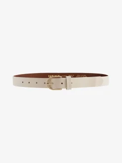 Ceintuurs|Next Gebroken wit - Standaard leren riem