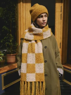 Mutsen, Handschoenen En Sjaals|Next Geel - Boucle Knitted Beanie Hat