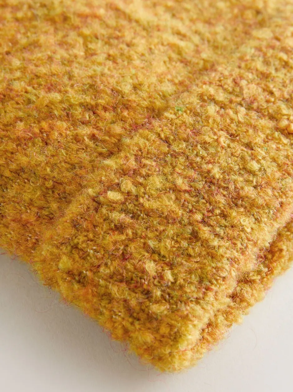 Mutsen, Handschoenen En Sjaals|Next Geel - Boucle Knitted Beanie Hat