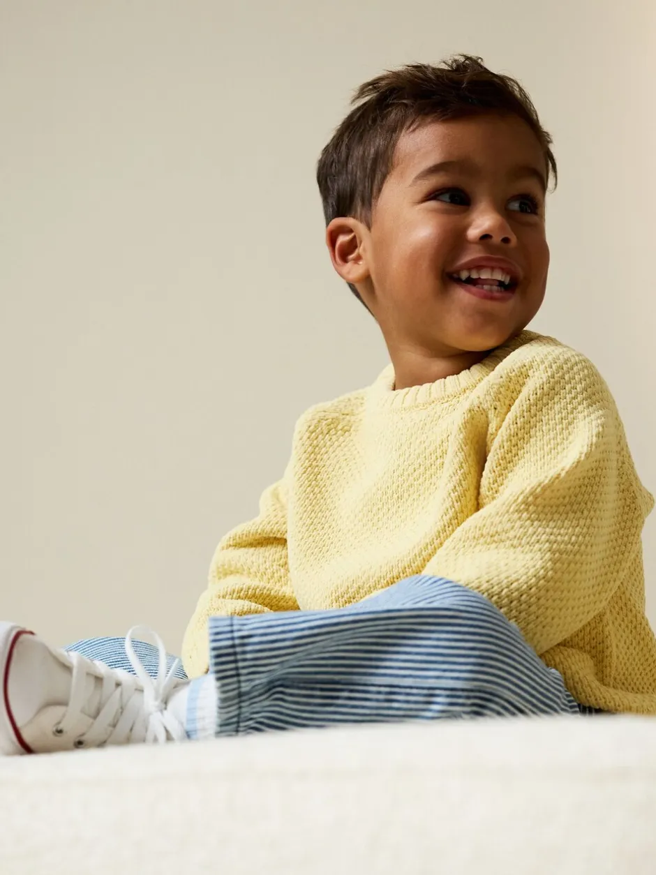 Truien En Breisels*Next - Chenille Knitted Crew Neck Jumper (3mths-7yrs) Geel