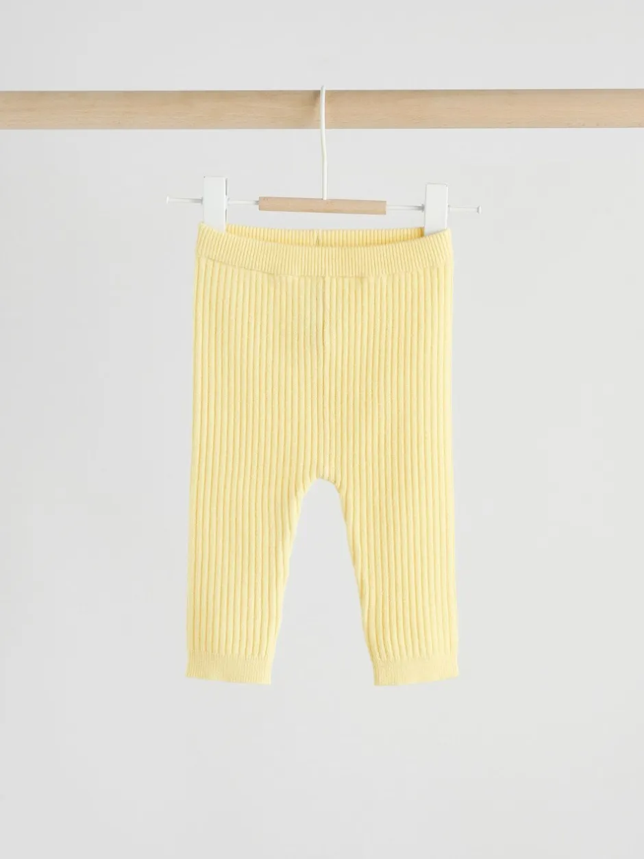 Sets En Combisets|Truien En Breisels*Next Geel - Gebreide babytrui en leggings set 2 -delig (0mnd -3jr)