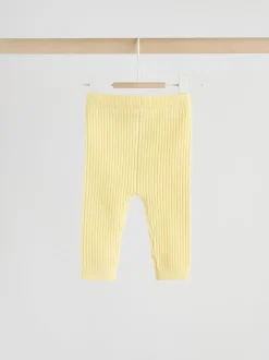 Sets En Combisets|Truien En Breisels*Next Geel - Gebreide babytrui en leggings set 2 -delig (0mnd -3jr)