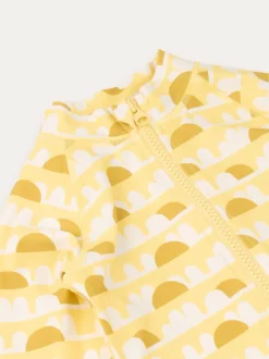 Badkleding|Badkleding*KIDLY by MORI - 3/4 Sleeve Sunsafe Suit Geel