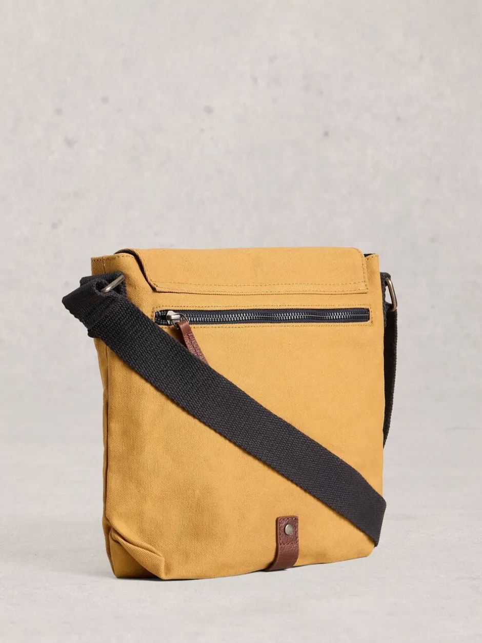 Tassen*White Stuff - Charlie Canvas Cross-Body Bag Geel