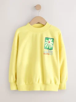 Sweaters En Hoody´S*Next - Sweatshirt (3 - 16 jr) Geel met bloem