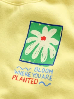 Sweaters En Hoody´S*Next - Sweatshirt (3 - 16 jr) Geel met bloem