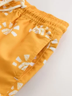 Badkleding|Badkleding*Next - Sunsafe Rash Vest and Swim Shorts Set (3mths-7yrs) Geel/oranje