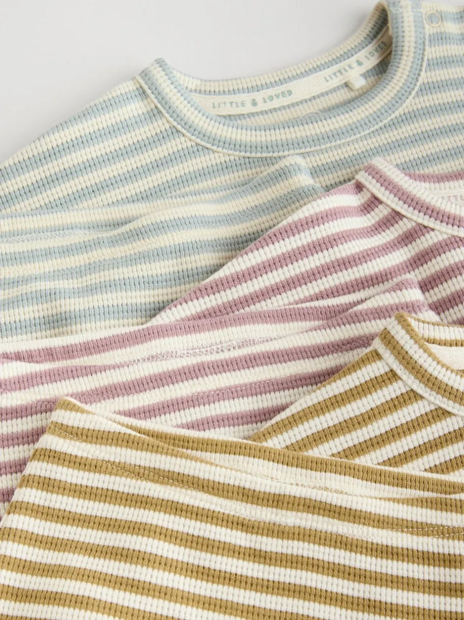Tops|Sets En Outfits*Next Geel/roze/blauw - Baby Jersey Tops and Leggings Set 6 Piece (0mths-2yrs)