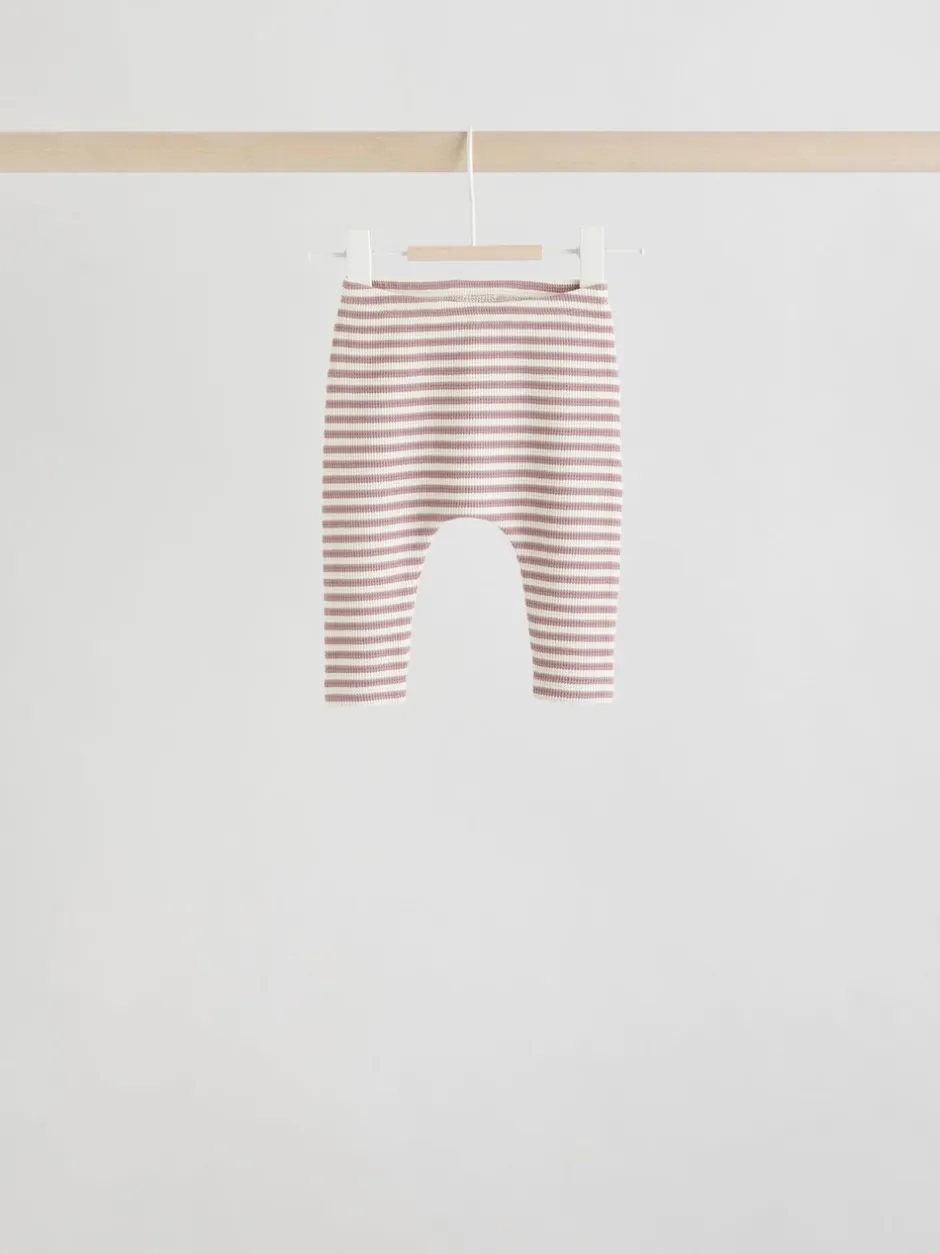 Tops|Sets En Outfits*Next Geel/roze/blauw - Baby Jersey Tops and Leggings Set 6 Piece (0mths-2yrs)