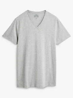 Ondergoed|Ondergoed*Next - Verpakking van 5 slim-fit 100% katoenen T-shirts met V-hals en laagjes Gemengd
