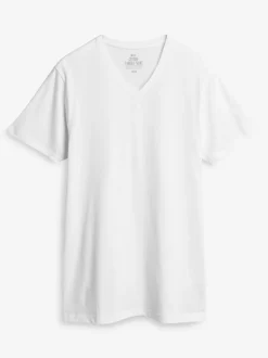 Ondergoed|Ondergoed*Next - Verpakking van 5 slim-fit 100% katoenen T-shirts met V-hals en laagjes Gemengd