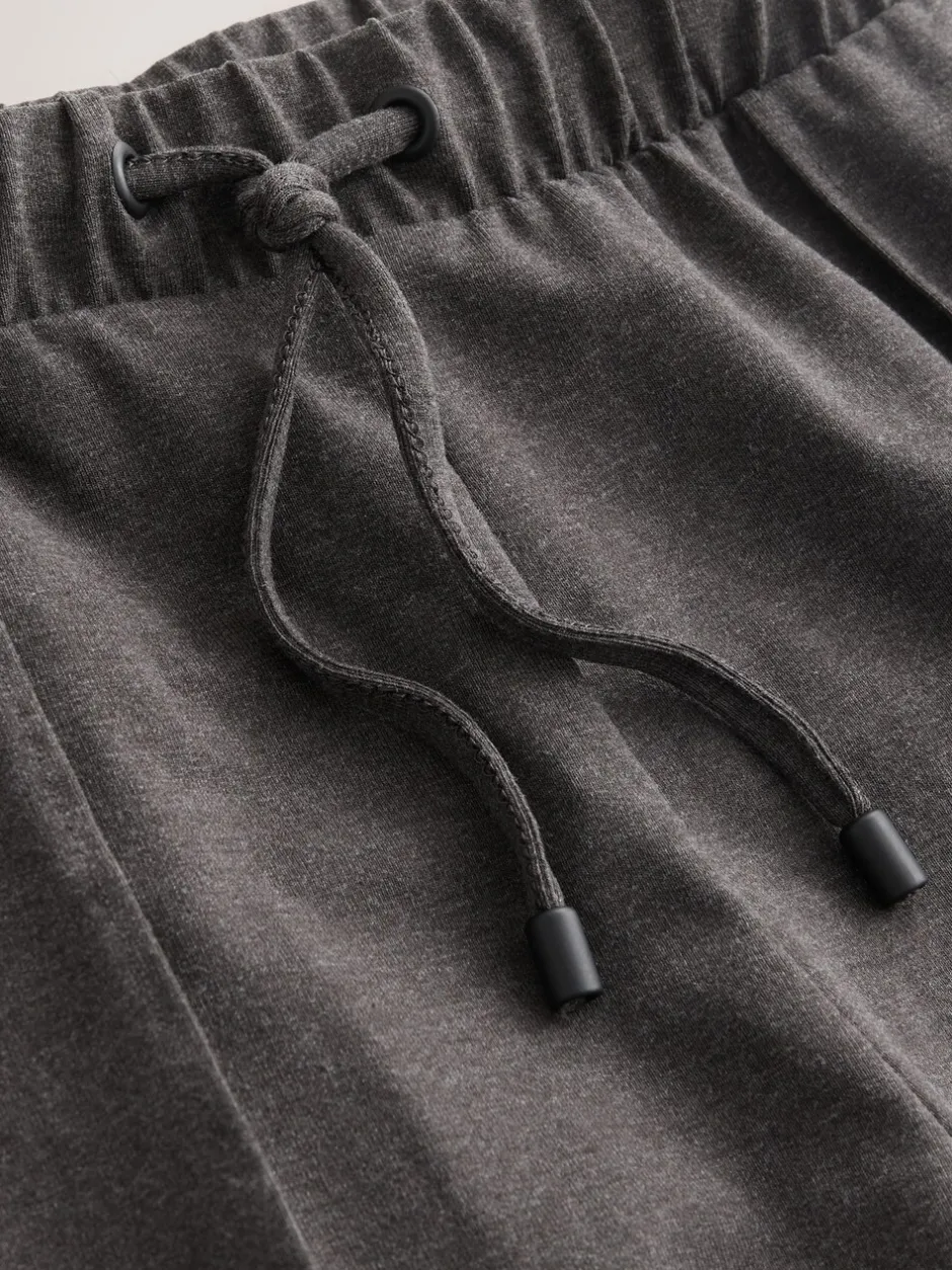 Broeken|Next - Jersey joggingbroek Gemêleerd antracietgrijs