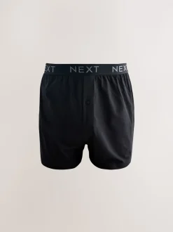 Ondergoed|Ondergoed*Next - Boxershorts met wijde pasvorm Gemêleerd blauw/grijs