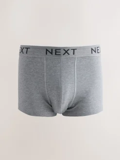 Ondergoed|Ondergoed*Next Gemêleerd blauw/grijs - Hipster boxers van katoenrijke mix