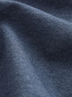 Poloshirts|Next Gemêleerde denim - Normale Pasvorm - Piqué poloshirt met korte mouwen