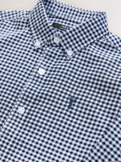 Shirts|Next Gingham-ruitjes - Oxford overhemd (3-16 jr)