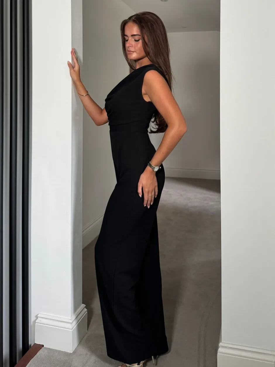 Jumpsuits En Playsuits|Girl In Mind - Donna jumpsuit met asymmetrische halslijn
