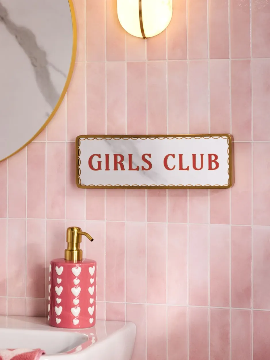 Decoraties|Next Girls Club Mirrored Sign Ornament